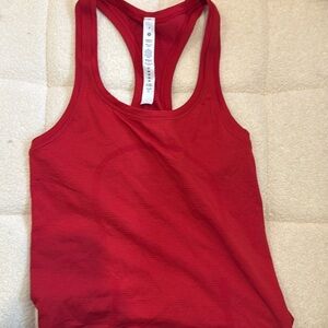 Red Lululemon Swiftly Tank-Top